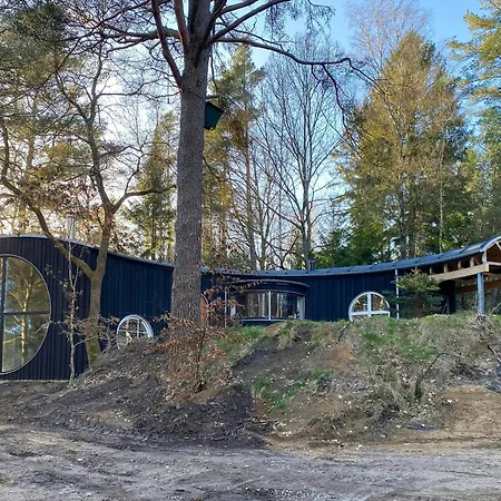 Sculptural House With Sauna By Thorso Holiday home Silkeborg